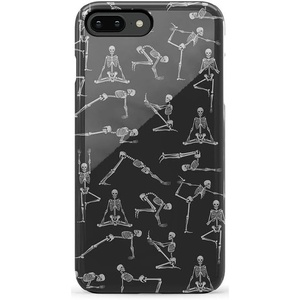 image:imageCasely iPhone 678 Plus Case  Out and About  Light Pink Floral  Bold Protective DesignCorpse Pose  Skeleton Yoga