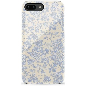 image:imageCasely iPhone 678 Plus Case  Out and About  Light Pink Floral  Bold Protective DesignCupids Canvas  Periwinkle Floral