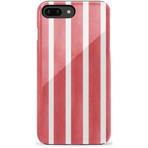 image:imageCasely iPhone 678 Plus Case  Out and About  Light Pink Floral  Bold Protective DesignEast Coast Summer  Red Stripes