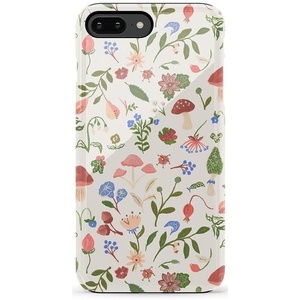 image:imageCasely iPhone 678 Plus Case  Out and About  Light Pink Floral  Bold Protective DesignGarden Party  Mushroom Floral