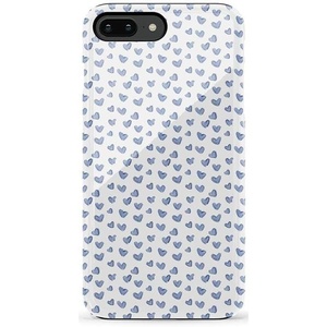 image:imageCasely iPhone 678 Plus Case  Out and About  Light Pink Floral  Bold Protective DesignLovebug  Blue Hearts