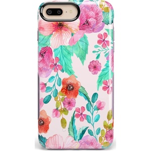 image:imageCasely iPhone 678 Plus Case  Out and About  Light Pink Floral  Bold Protective DesignOut And About  Light Pink Floral
