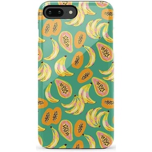 image:imageCasely iPhone 678 Plus Case  Out and About  Light Pink Floral  Bold Protective DesignPapaya Palms  Dippin Daisys Tropical Vaca