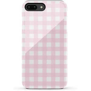 image:imageCasely iPhone 678 Plus Case  Out and About  Light Pink Floral  Bold Protective DesignPink Plaid  Sunday Best