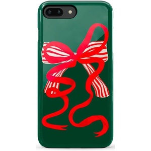 image:imageCasely iPhone 678 Plus Case  Out and About  Light Pink Floral  Bold Protective DesignSantas Favorite  Holiday Bow
