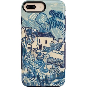image:imageCasely iPhone 678 Plus Case  Out and About  Light Pink Floral  Bold Protective DesignVan Gogh  Landscape With Houses