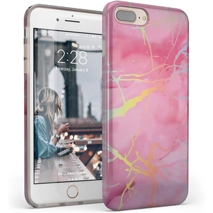 image:imageCasely iPhone 678 Plus Case  Veneta Tapestry  Grateful Dead Tie Dye  Classic Ultra Slim DesignCute Pink Marble Holo