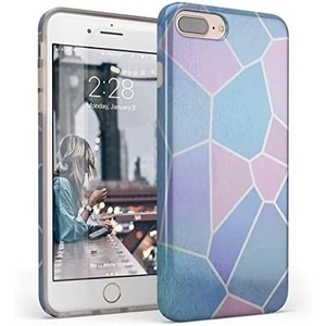image:imageCasely iPhone 678 Plus Case  Veneta Tapestry  Grateful Dead Tie Dye  Classic Ultra Slim DesignHolographic Metallic Stained Glass Marble