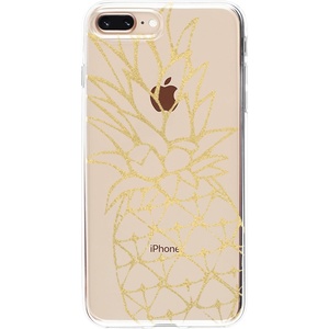 image:imageCasely iPhone 678 Plus Case  Veneta Tapestry  Grateful Dead Tie Dye  Classic Ultra Slim DesignShiny Gold Pineapple Clear