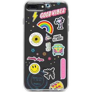 image:imageCasely iPhone 678 Plus Case  Veneta Tapestry  Grateful Dead Tie Dye  Classic Ultra Slim DesignStuck on U  Festival Sticker Floral