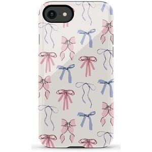 image:imageCasely iPhone SE 2020 amp 2022 Case  Id Pick You  Red Strawberry  Essential Slim DualLayer Protective DesignCoquette Girlie  Pastel Bows