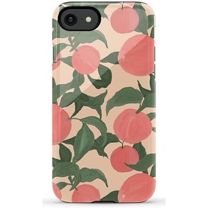 image:imageCasely iPhone SE 2020 amp 2022 Case  Id Pick You  Red Strawberry  Essential Slim DualLayer Protective DesignFeeling Peachy  Blush Vines
