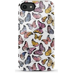 image:imageCasely iPhone SE 2020 amp 2022 Case  Id Pick You  Red Strawberry  Essential Slim DualLayer Protective DesignFree Spirit  Rainbow Butterfly