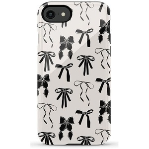image:imageCasely iPhone SE 2020 amp 2022 Case  Id Pick You  Red Strawberry  Essential Slim DualLayer Protective DesignGoth Girlie  Black Bows