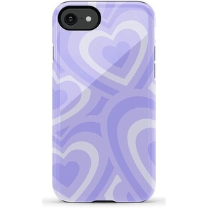 image:imageCasely iPhone SE 2020 amp 2022 Case  Id Pick You  Red Strawberry  Essential Slim DualLayer Protective DesignLove Song  Lavender Heart