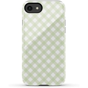 image:imageCasely iPhone SE 2020 amp 2022 Case  Id Pick You  Red Strawberry  Essential Slim DualLayer Protective DesignMint Lattice  Sunday Best