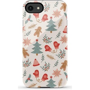 image:imageCasely iPhone SE 2020 amp 2022 Case  Id Pick You  Red Strawberry  Essential Slim DualLayer Protective DesignSugar and Spice  Holiday Cookie