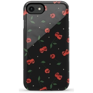 image:imageCasely iPhone SE 2020 amp 2022 Case  Id Pick You  Red Strawberry  Essential Slim DualLayer Protective DesignSweet Revenge  Cherry Skulls