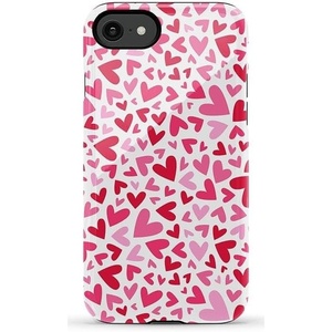 image:imageCasely iPhone SE 2020 amp 2022 Case  Id Pick You  Red Strawberry  Essential Slim DualLayer Protective DesignXOXO  Candy Hearts