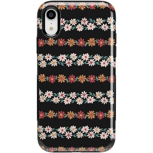 image:imageCasely iPhone XR Case  Peace Out  Groovy Peace Sign  Bold Protective DesignTotally Rad  Daisy Print Floral