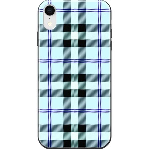 image:imageCasely iPhone XR Case  Subtle Blush  White and Pink Marble  Classic Ultra Slim DesignAs if  Light Blue Plaid