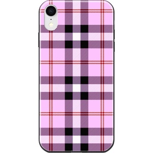 image:imageCasely iPhone XR Case  Subtle Blush  White and Pink Marble  Classic Ultra Slim DesignAs if  Light Purple Plaid