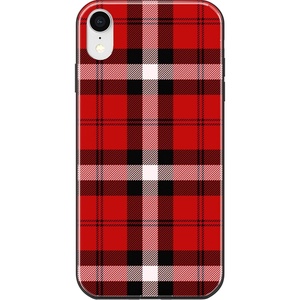 image:imageCasely iPhone XR Case  Subtle Blush  White and Pink Marble  Classic Ultra Slim DesignAs if  Red Plaid