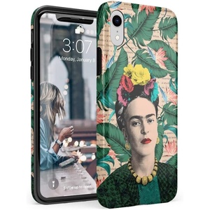 image:imageCasely iPhone XR Case  Subtle Blush  White and Pink Marble  Classic Ultra Slim DesignFind Your Muse  Frida Kahlo Portrait
