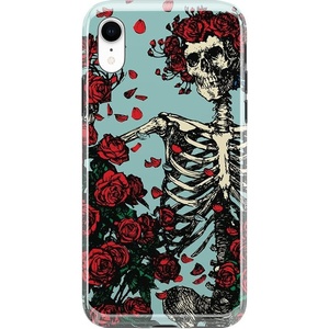 image:imageCasely iPhone XR Case  Subtle Blush  White and Pink Marble  Classic Ultra Slim DesignForever Grateful  Grateful Dead Skeleton Floral