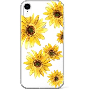 image:imageCasely iPhone XR Case  Subtle Blush  White and Pink Marble  Classic Ultra Slim DesignGolden Garden  Yellow Sunflower