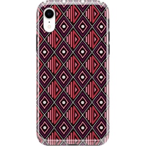 image:imageCasely iPhone XR Case  Subtle Blush  White and Pink Marble  Classic Ultra Slim DesignGood Vibes Only  Festival Print