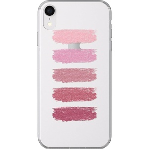 image:imageCasely iPhone XR Case  Subtle Blush  White and Pink Marble  Classic Ultra Slim DesignInsta Famous  Makeup Swatch