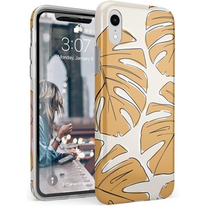image:imageCasely iPhone XR Case  Subtle Blush  White and Pink Marble  Classic Ultra Slim DesignIsland Time  Tropical Leaves Floral