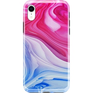 image:imageCasely iPhone XR Case  Subtle Blush  White and Pink Marble  Classic Ultra Slim DesignLand  Sea  Marble Swirl