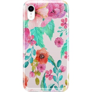 image:imageCasely iPhone XR Case  Subtle Blush  White and Pink Marble  Classic Ultra Slim DesignOut And About  Light Pink Floral