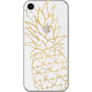 image:imageCasely iPhone XR Case  Subtle Blush  White and Pink Marble  Classic Ultra Slim DesignYoure a FineApple  Gold Pineapple Clear