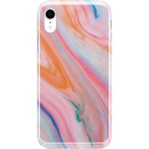 image:imageCasely iPhone XR Case  Subtle Blush  White and Pink Marble  Classic Ultra Slim DesignYoure a Gem  Rainbow Marble Swirl