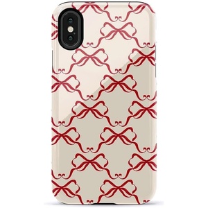 image:imageCasely iPhone XXS Case  Blue Stripes  Sunday Best  Essential Slim DualLayer Protective DesignAll Wrapped Up  Vintage Bows