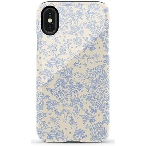 image:imageCasely iPhone XXS Case  Blue Stripes  Sunday Best  Essential Slim DualLayer Protective DesignCupids Canvas  Periwinkle Floral