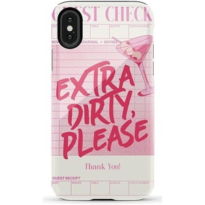 image:imageCasely iPhone XXS Case  Blue Stripes  Sunday Best  Essential Slim DualLayer Protective DesignExtra Dirty Please  Fun on Weekdays