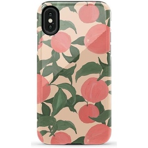 image:imageCasely iPhone XXS Case  Blue Stripes  Sunday Best  Essential Slim DualLayer Protective DesignFeeling Peachy  Blush Vines