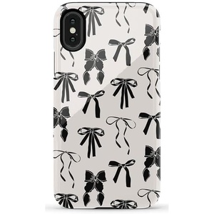 image:imageCasely iPhone XXS Case  Blue Stripes  Sunday Best  Essential Slim DualLayer Protective DesignGoth Girlie  Black Bows