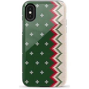 image:imageCasely iPhone XXS Case  Blue Stripes  Sunday Best  Essential Slim DualLayer Protective DesignGrandpas Sweater  Holiday Knit