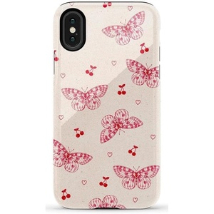 image:imageCasely iPhone XXS Case  Blue Stripes  Sunday Best  Essential Slim DualLayer Protective DesignHeart Flutters  Butterfly