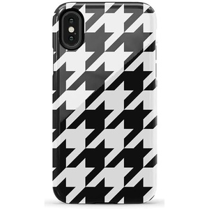 image:imageCasely iPhone XXS Case  Blue Stripes  Sunday Best  Essential Slim DualLayer Protective DesignHoundstooth  High Contrast Design