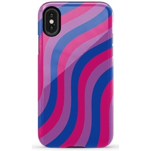 image:imageCasely iPhone XXS Case  Blue Stripes  Sunday Best  Essential Slim DualLayer Protective DesignLove Wins  Pride