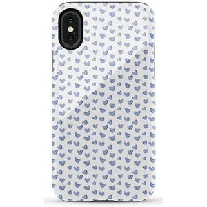 image:imageCasely iPhone XXS Case  Blue Stripes  Sunday Best  Essential Slim DualLayer Protective DesignLovebug  Blue Hearts