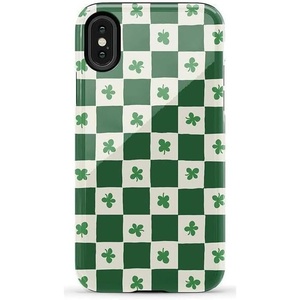 image:imageCasely iPhone XXS Case  Blue Stripes  Sunday Best  Essential Slim DualLayer Protective DesignLucky You  Shamrock