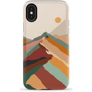 image:imageCasely iPhone XXS Case  Blue Stripes  Sunday Best  Essential Slim DualLayer Protective DesignMagic Mountain  Colorblock