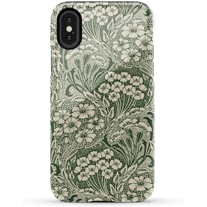 image:imageCasely iPhone XXS Case  Blue Stripes  Sunday Best  Essential Slim DualLayer Protective DesignMystic Meadow  Green Gardens